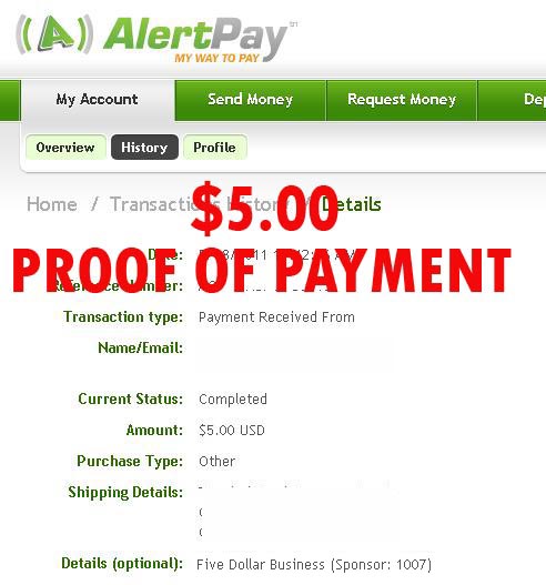 making money with alertpay